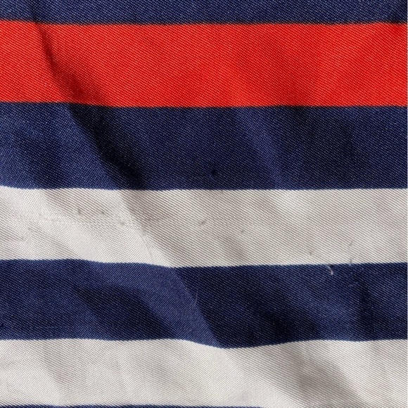 Liz Sinclair Red White Blue Rope Lasso Handkerchief One Size Made in Italy Light - Picture 9 of 10